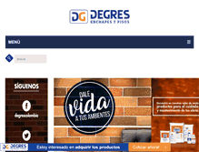 Tablet Screenshot of degrescolombia.com